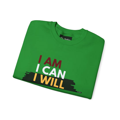 I AM, I CAN, I WILL - Men's Crewneck Sweatshirt