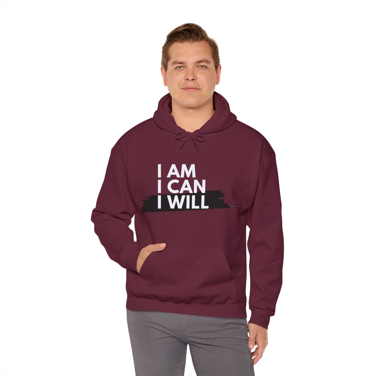 I AM, I CAN, I WILL - Men's Hoodie