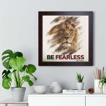 Fearless - Framed Vertical Poster