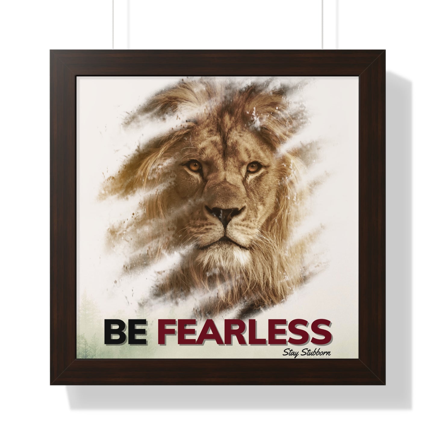 Fearless - Framed Vertical Poster