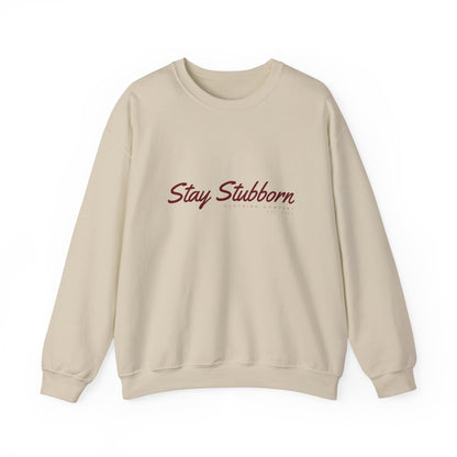 Stubborn - Men's Crewneck Sweatshirt