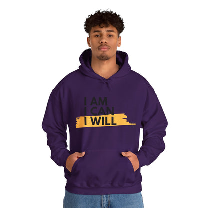 I AM, I CAN, I WILL - Men's Hoodie