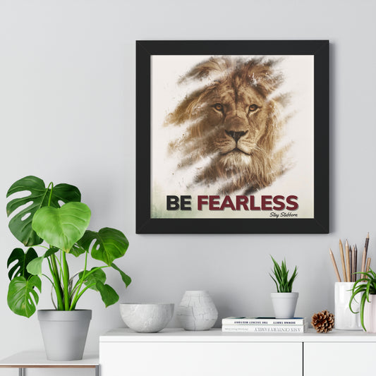 Fearless - Framed Vertical Poster