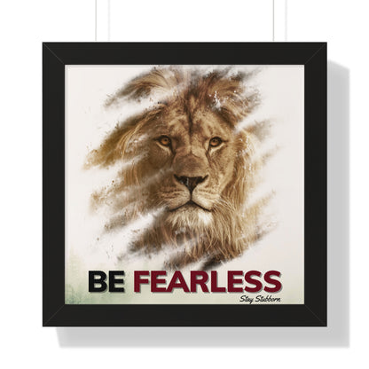 Fearless - Framed Vertical Poster