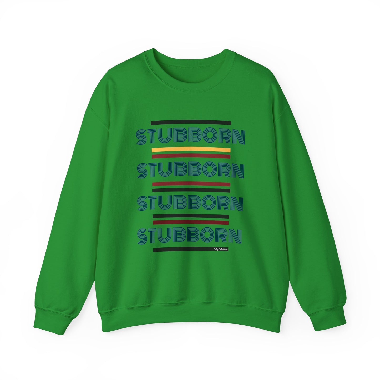 Stay Stubborn Retro - Women's Crewneck Sweatshirt
