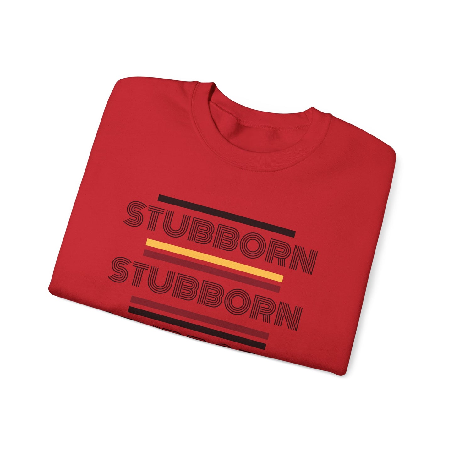Stay Stubborn Retro - Women's Crewneck Sweatshirt