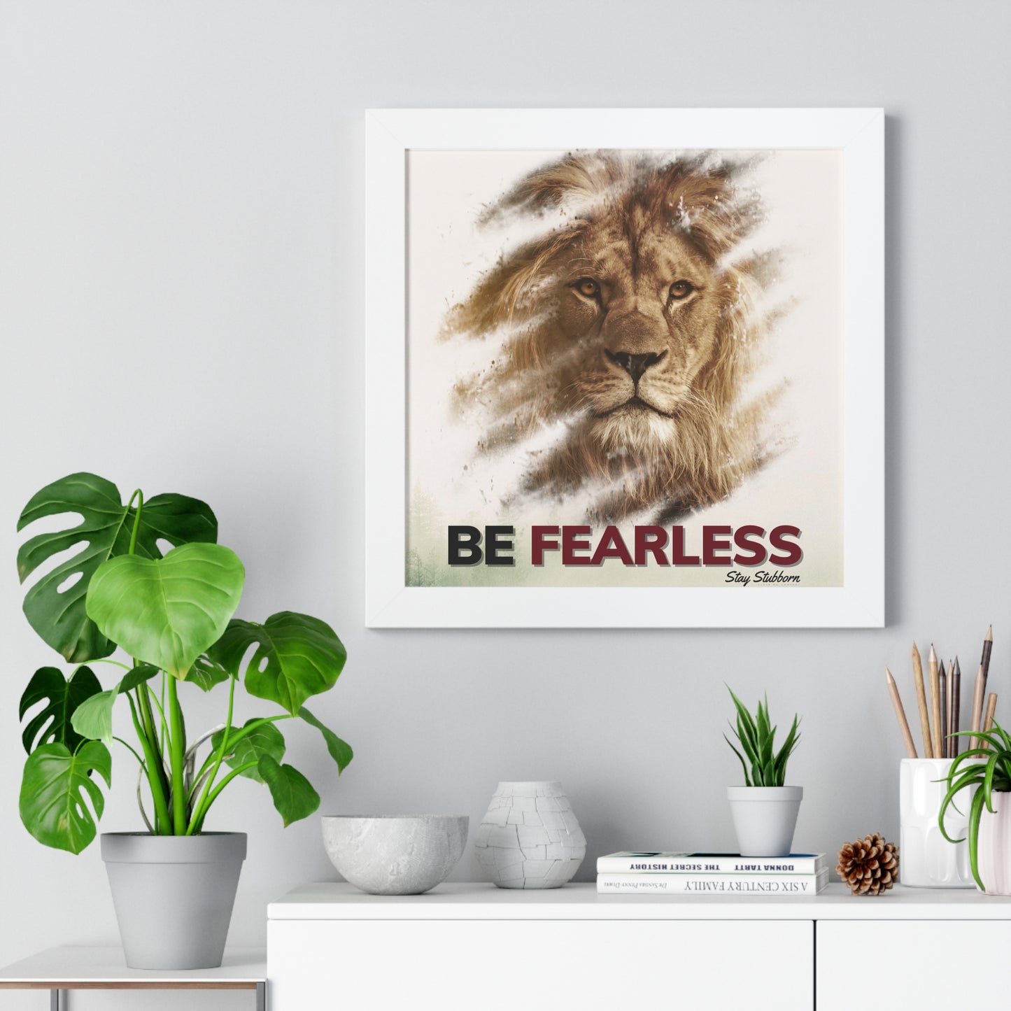 Fearless - Framed Vertical Poster