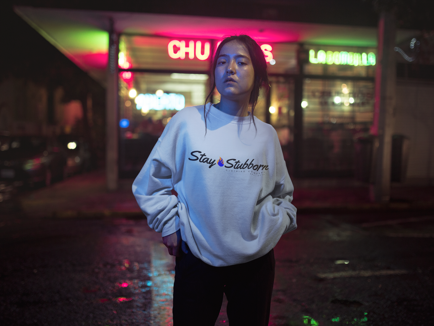 Stubborn - Women's Crewneck Sweatshirt