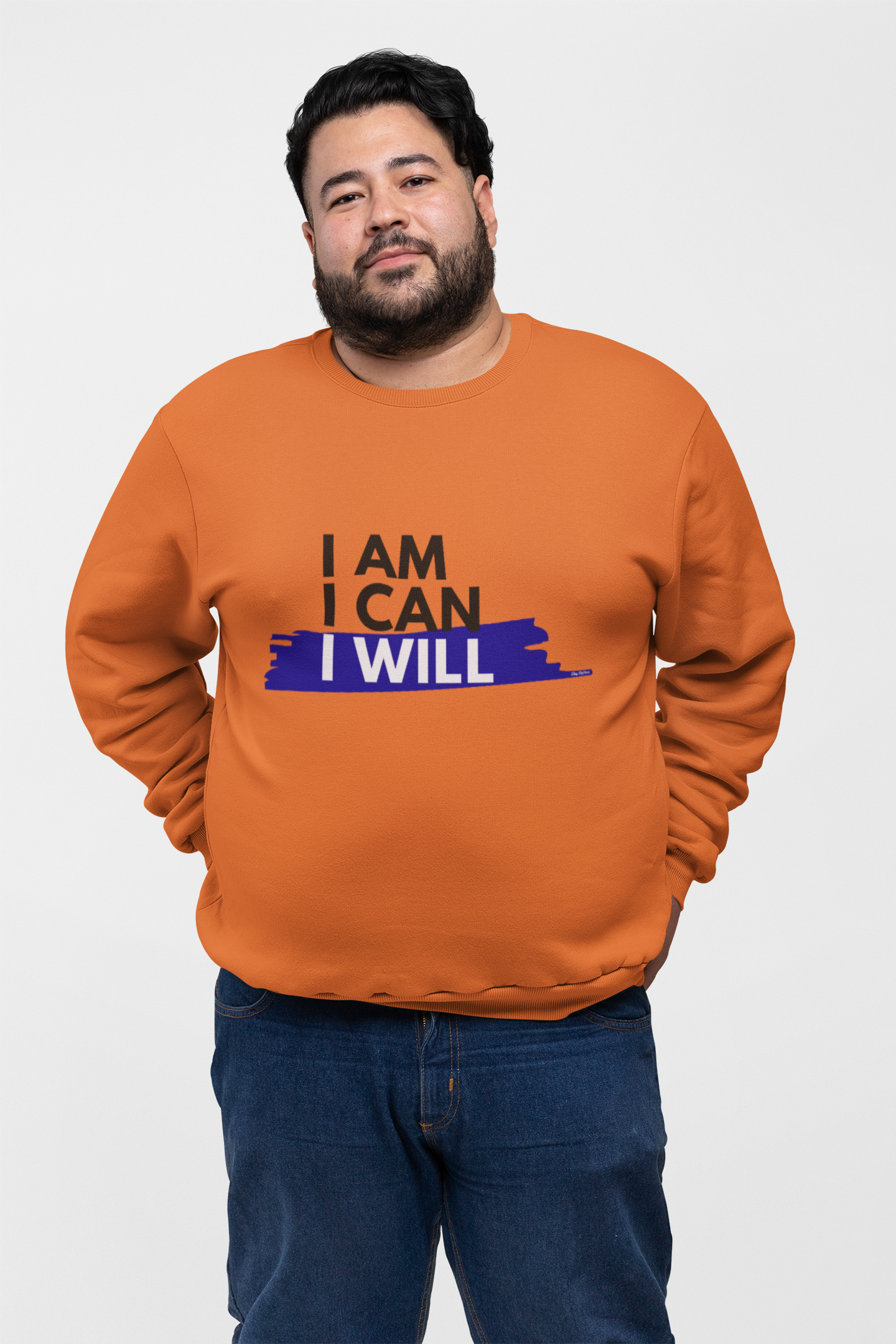 I AM, I CAN, I WILL - Men's Crewneck Sweatshirt