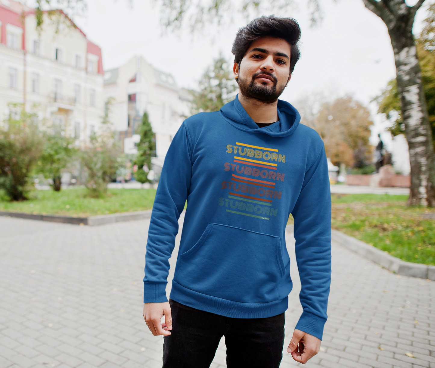Stay Stubborn Retro -  Hoodie