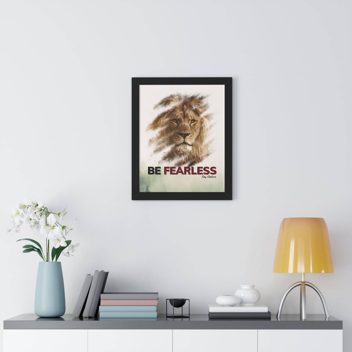 Fearless - Framed Vertical Poster