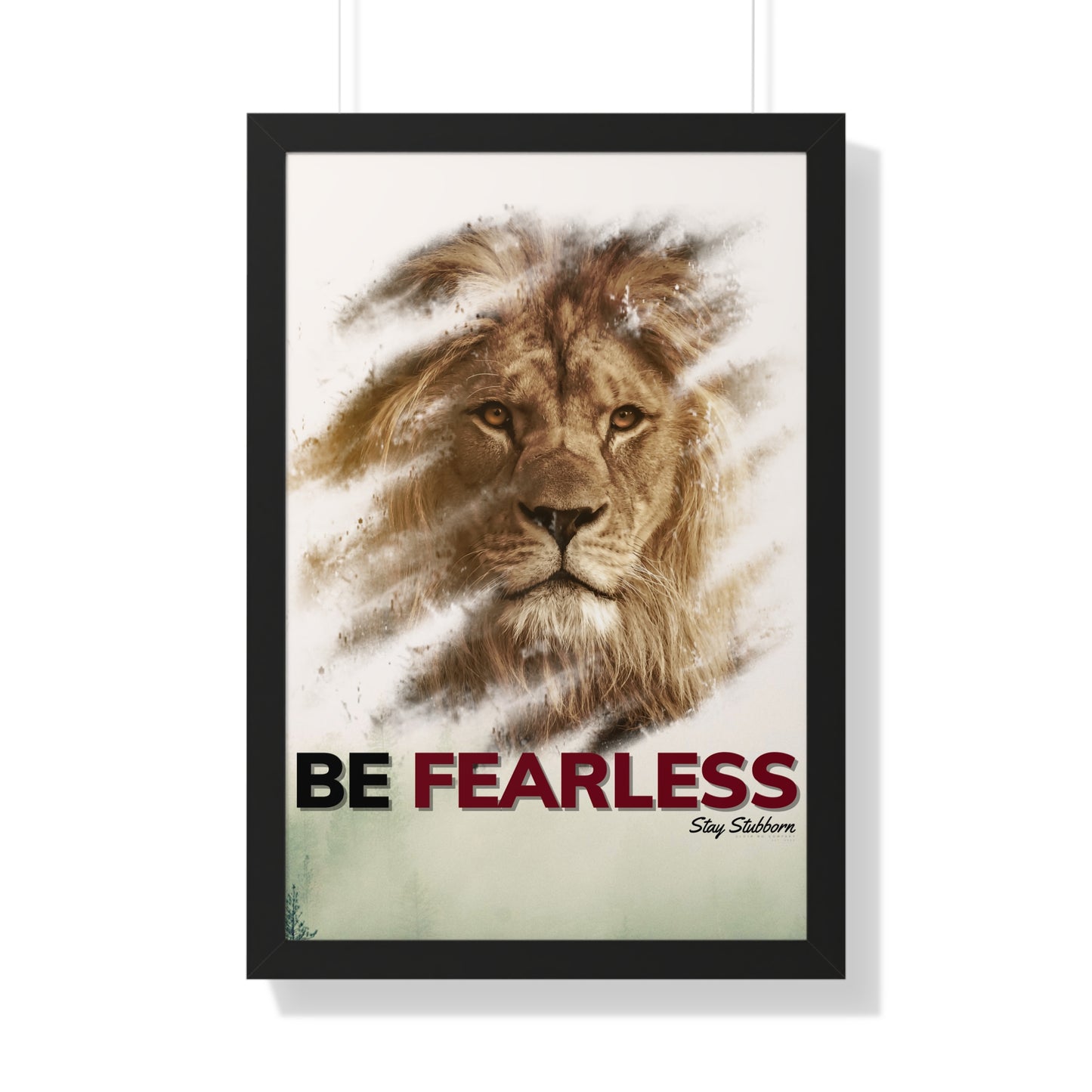 Fearless - Framed Vertical Poster