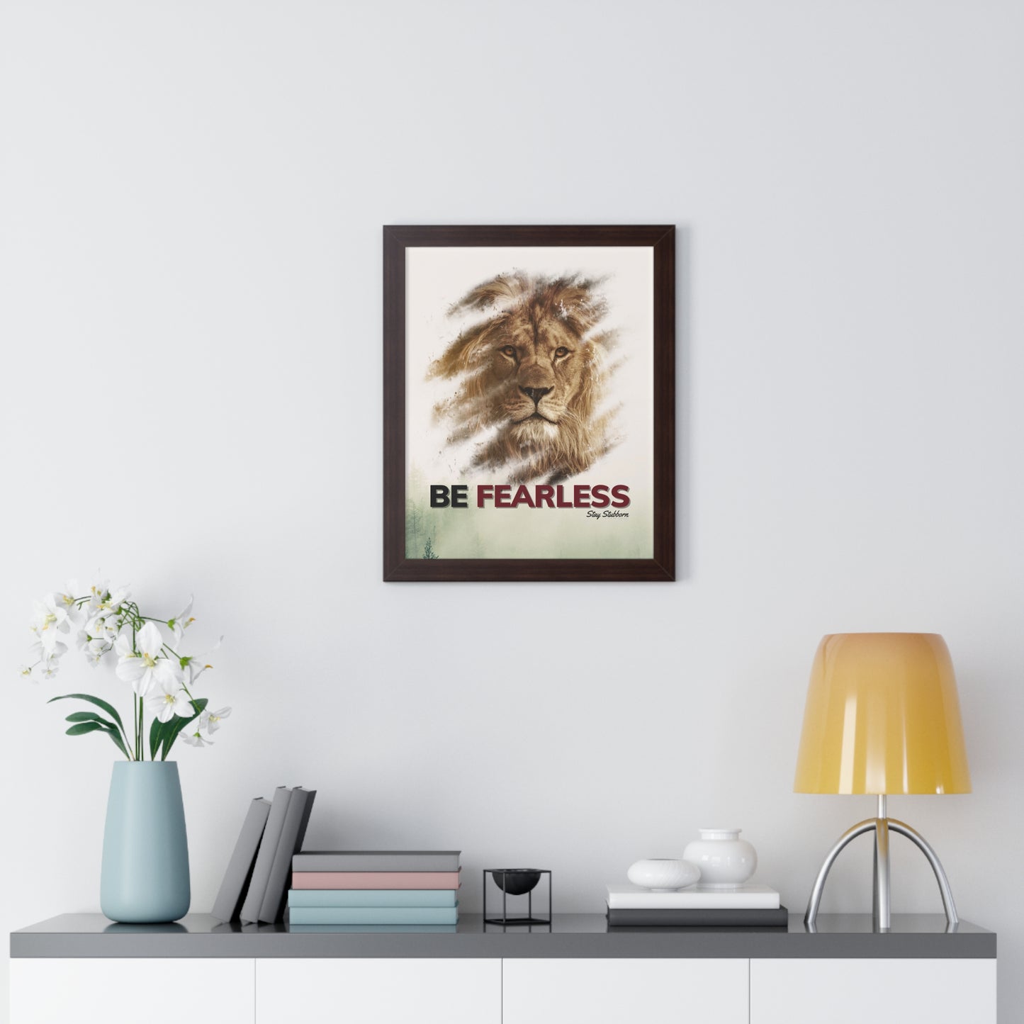 Fearless - Framed Vertical Poster