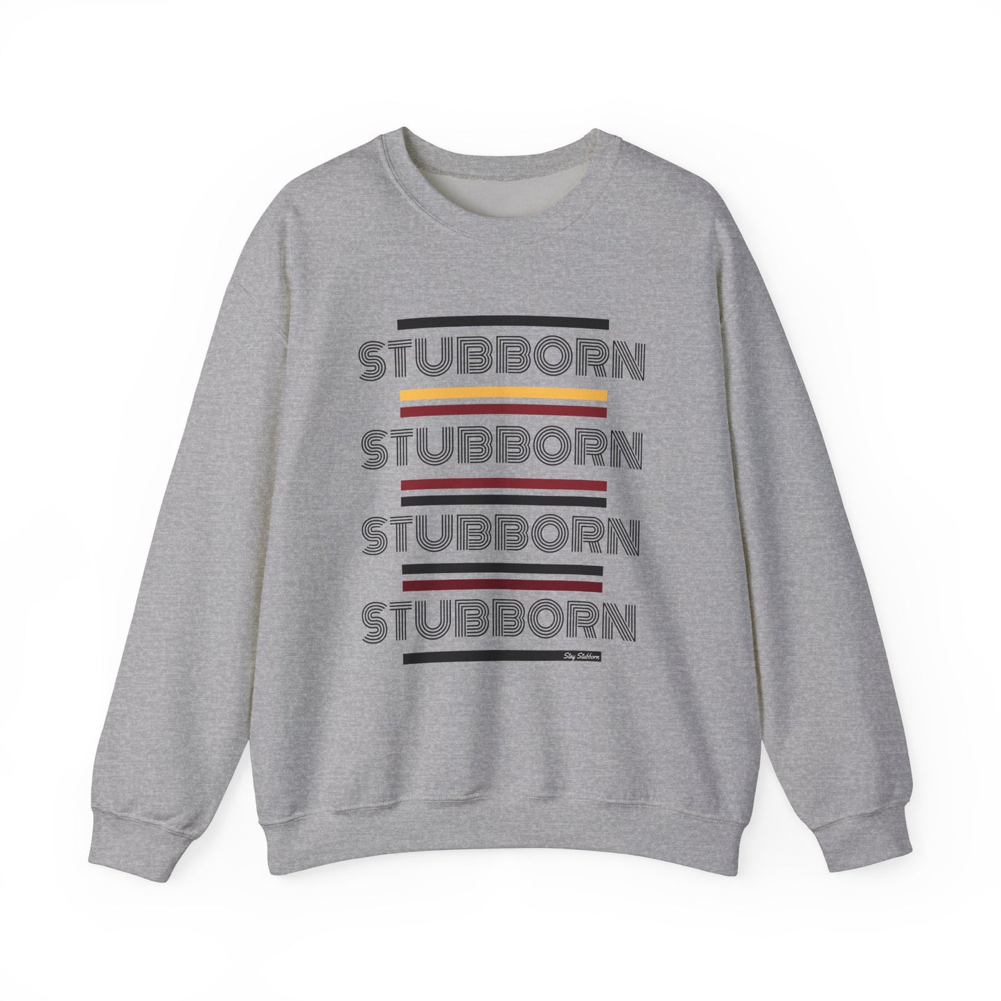 Stay Stubborn Retro - Women's Crewneck Sweatshirt