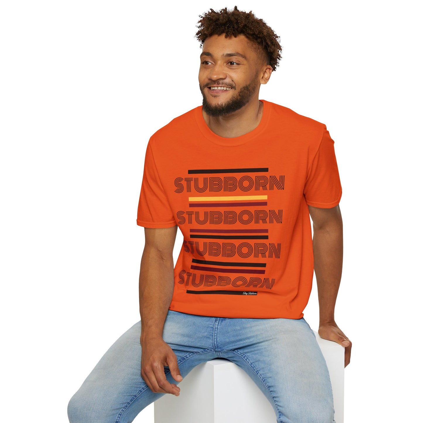 Stay Stubborn Retro - Men's T-Shirt