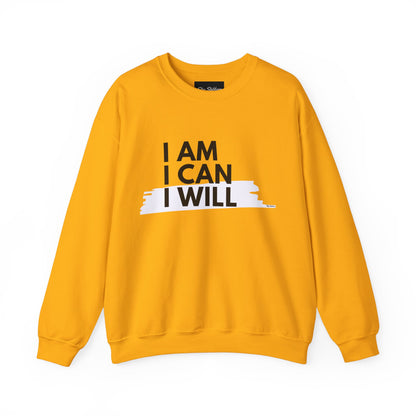 I AM, I CAN, I WILL - Men's Crewneck Sweatshirt
