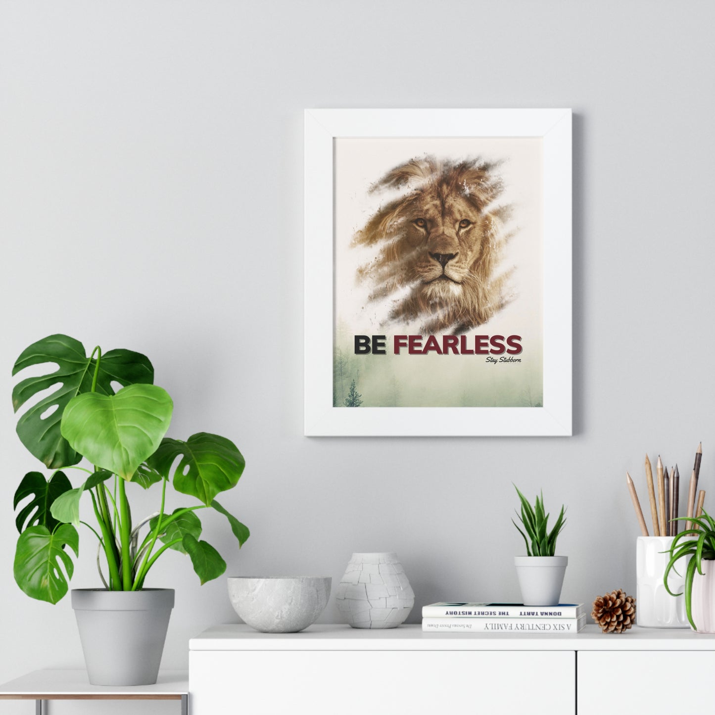 Fearless - Framed Vertical Poster