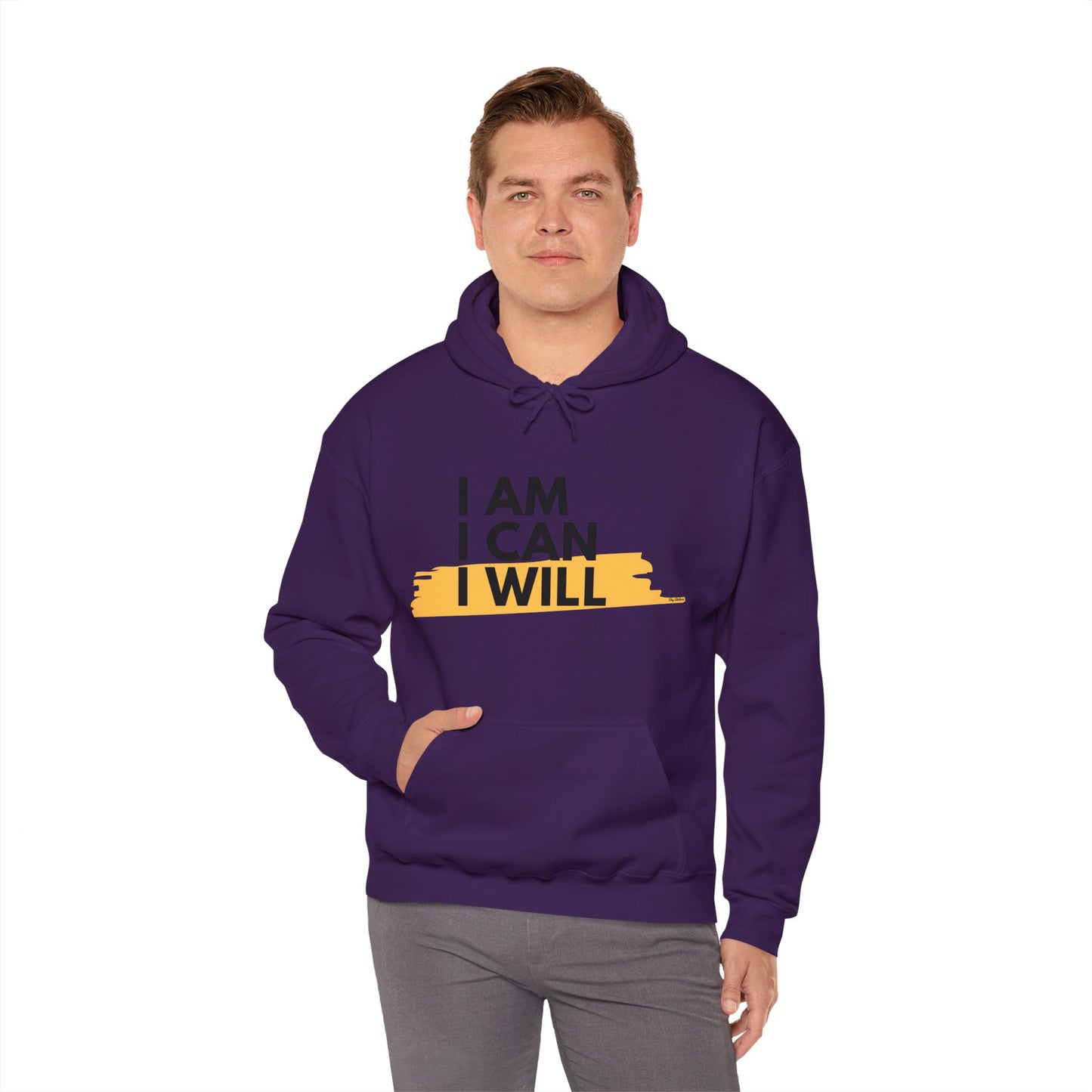 I AM, I CAN, I WILL - Men's Hoodie