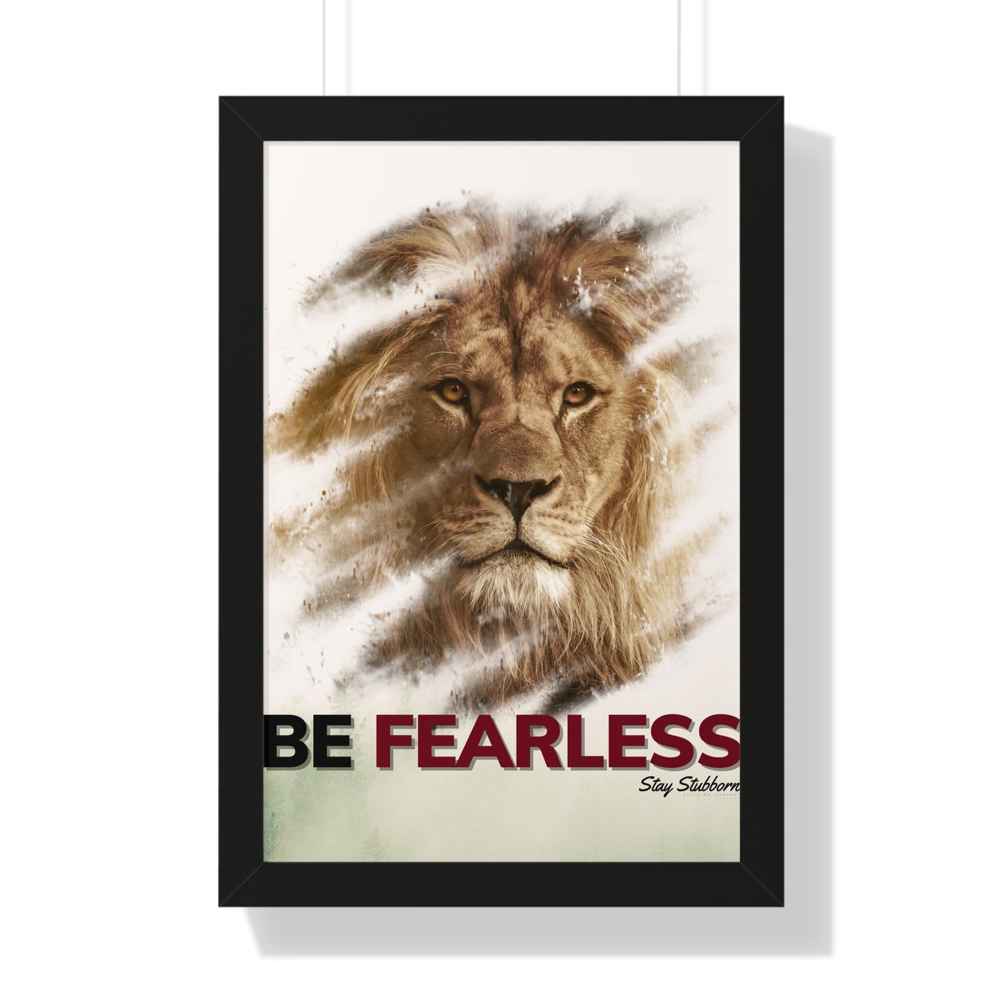 Fearless - Framed Vertical Poster