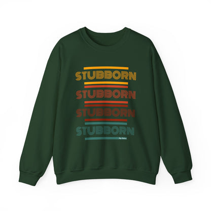 Stay Stubborn Retro - Women's Crewneck Sweatshirt
