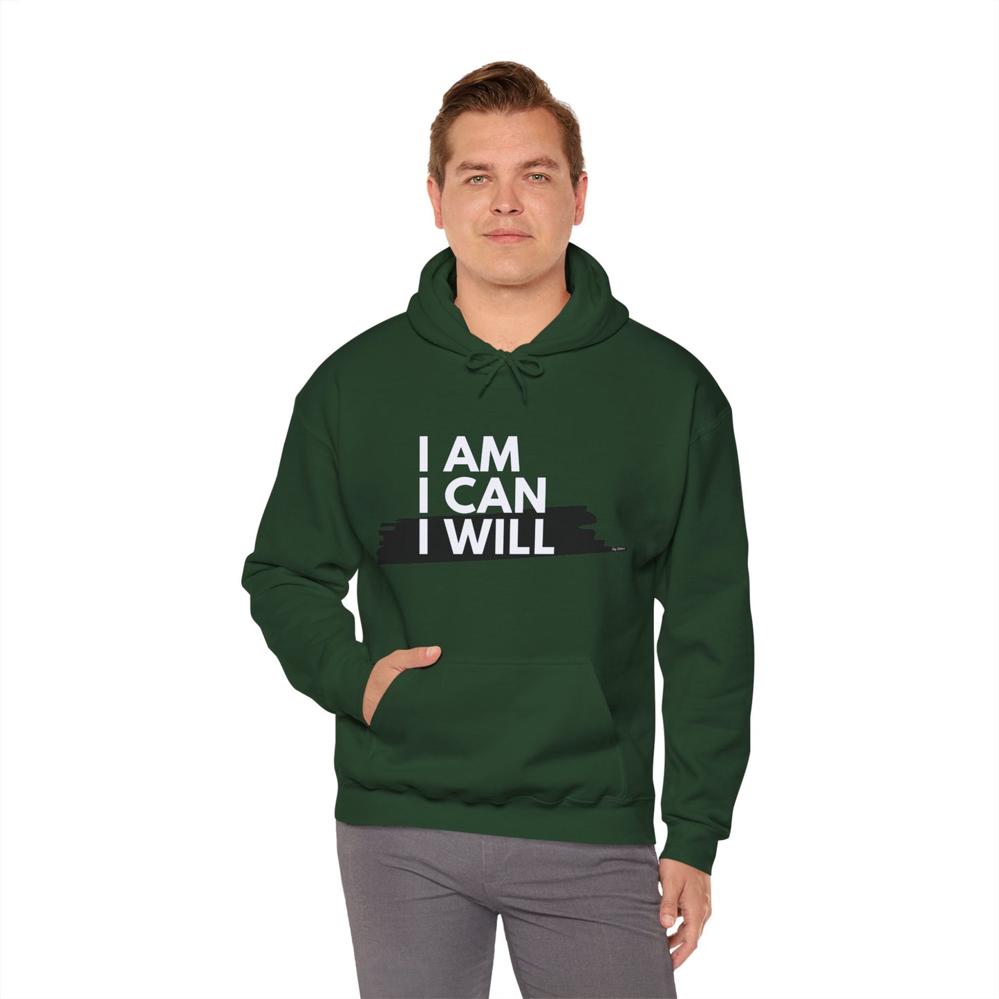 I AM, I CAN, I WILL - Men's Hoodie