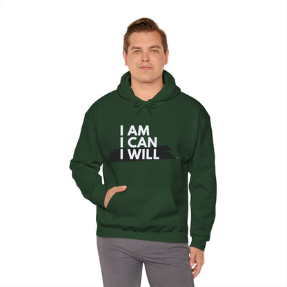 I AM, I CAN, I WILL - Men's Hoodie