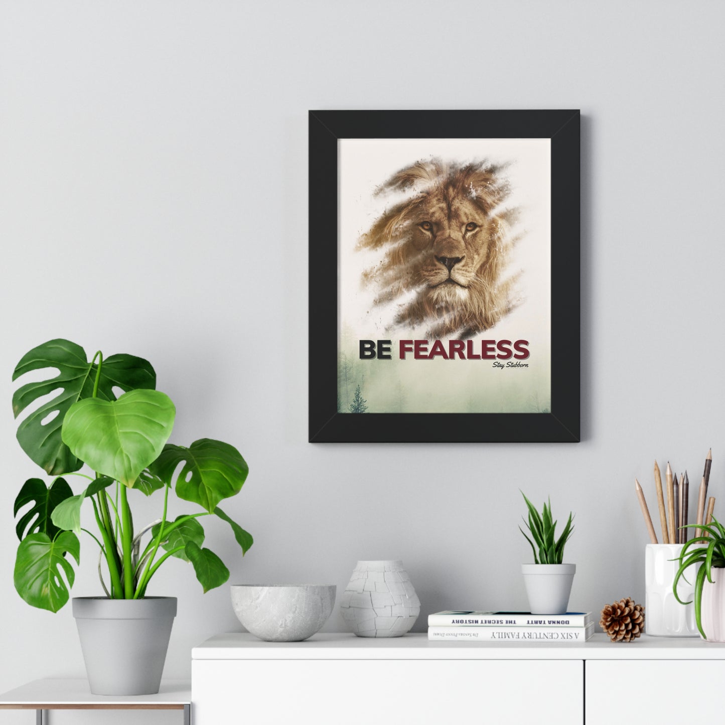 Fearless - Framed Vertical Poster