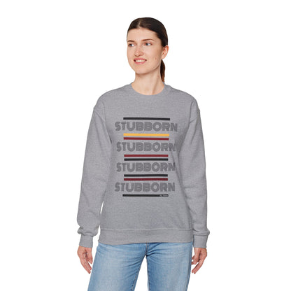 Stay Stubborn Retro - Women's Crewneck Sweatshirt