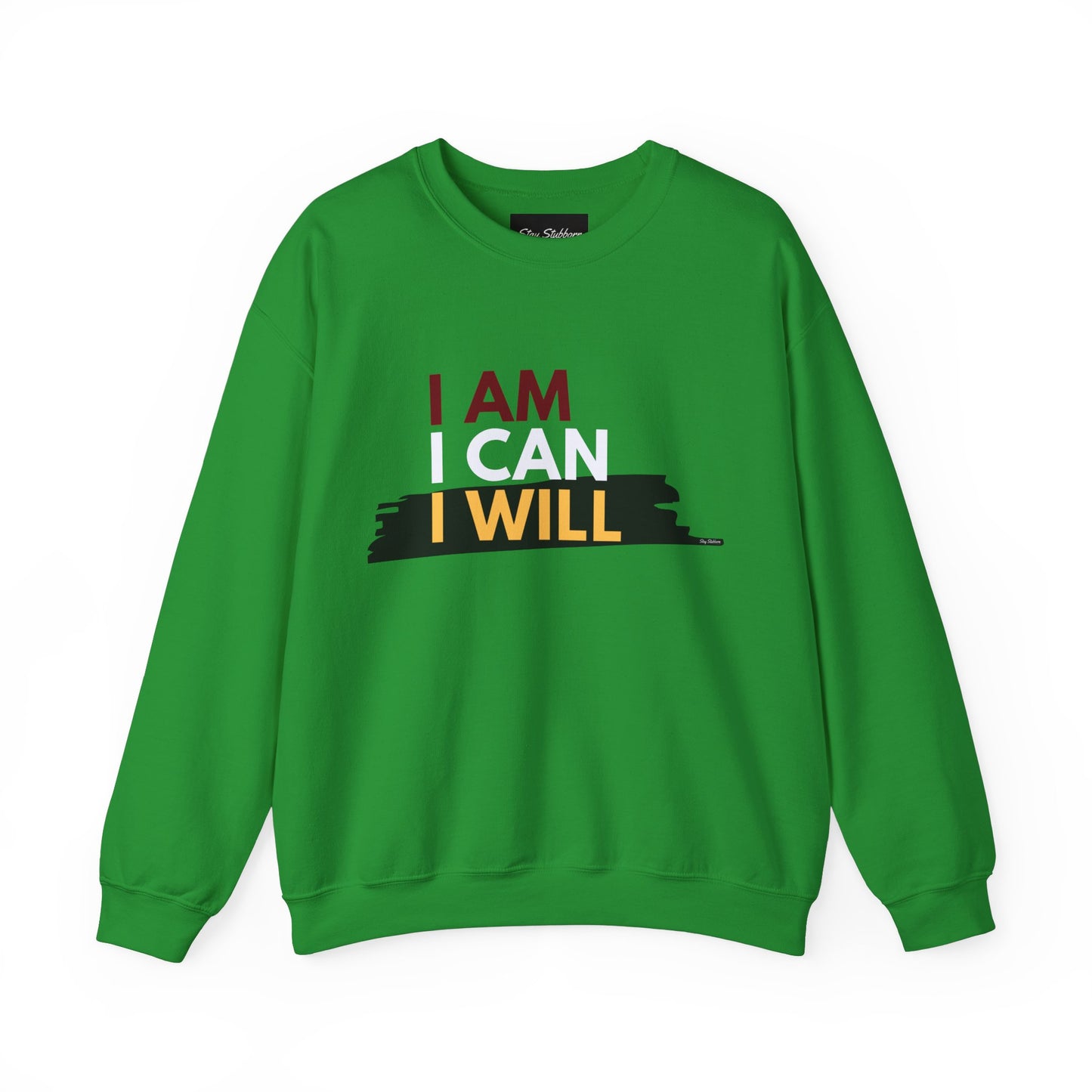 I AM, I CAN, I WILL - Men's Crewneck Sweatshirt