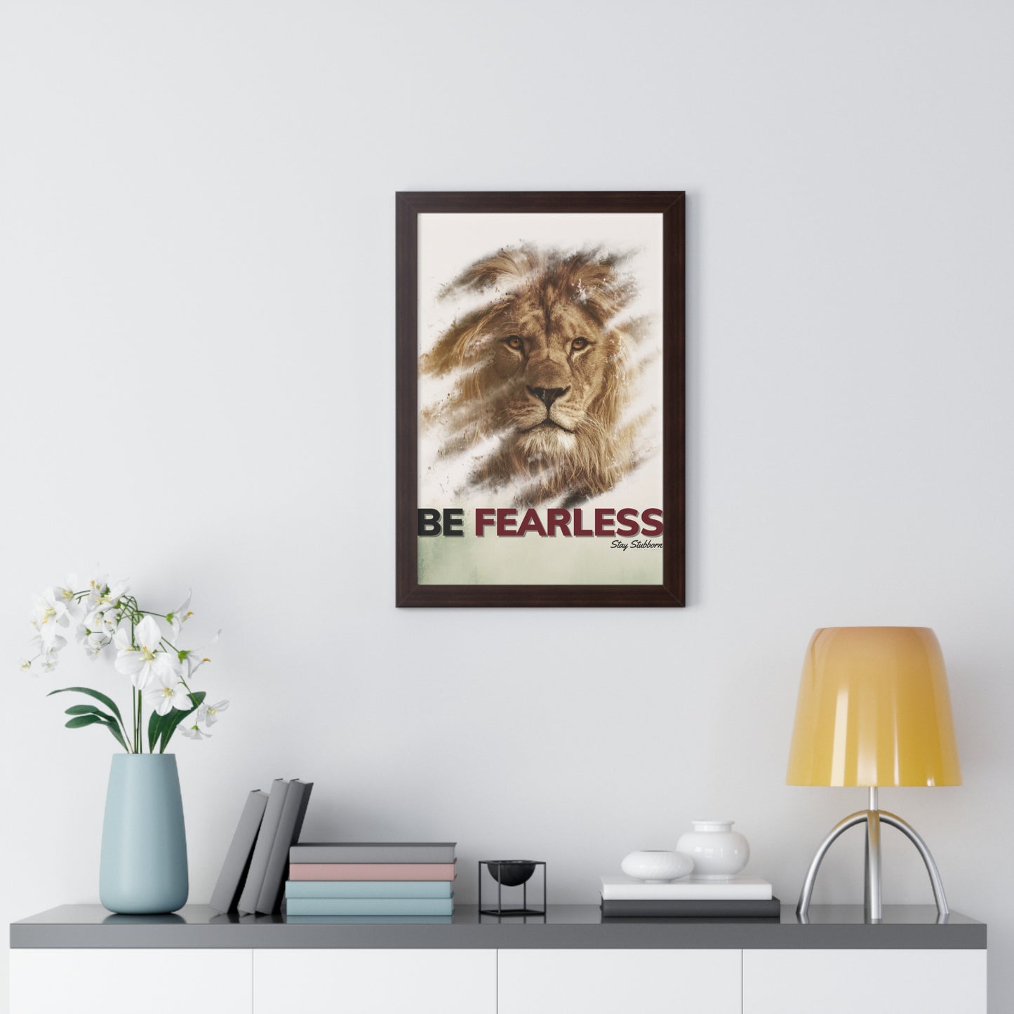 Fearless - Framed Vertical Poster