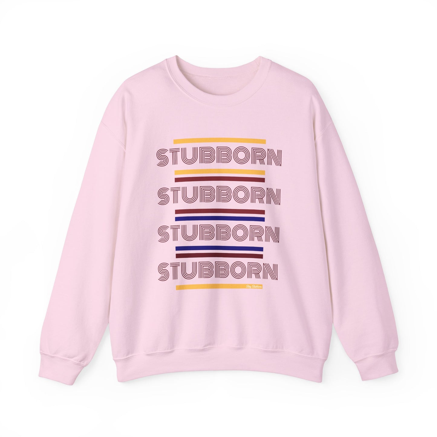 Stay Stubborn Retro - Women's Crewneck Sweatshirt